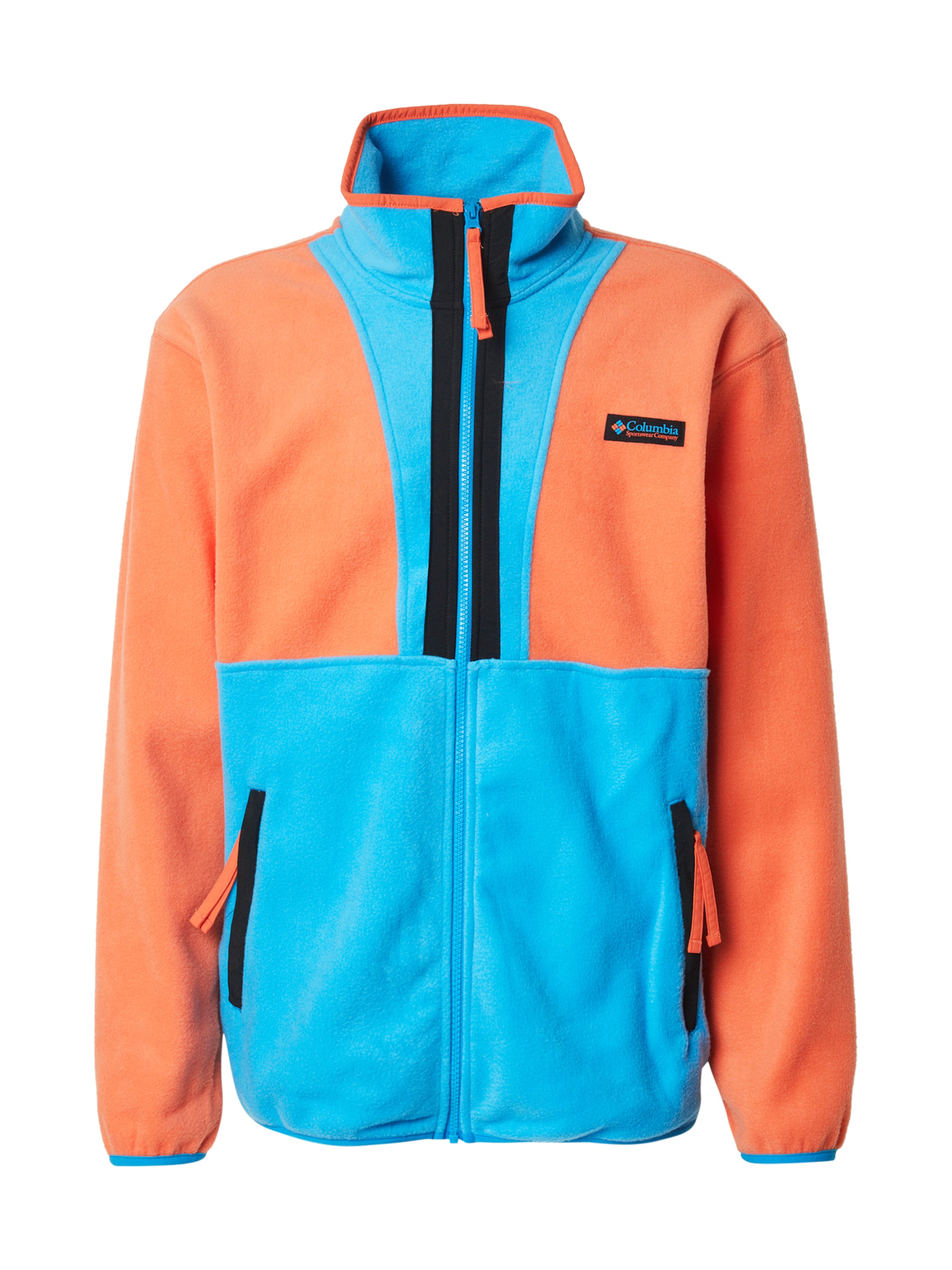 COLUMBIA - Casaco de velo funcional 'Backbowl II' em laranja: frente