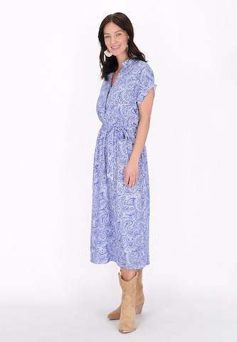 Robe-chemise usha FESTIVAL en bleu