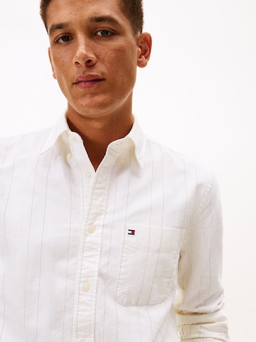 TOMMY HILFIGER Regular fit Overhemd 'HERITAGE' in Wit
