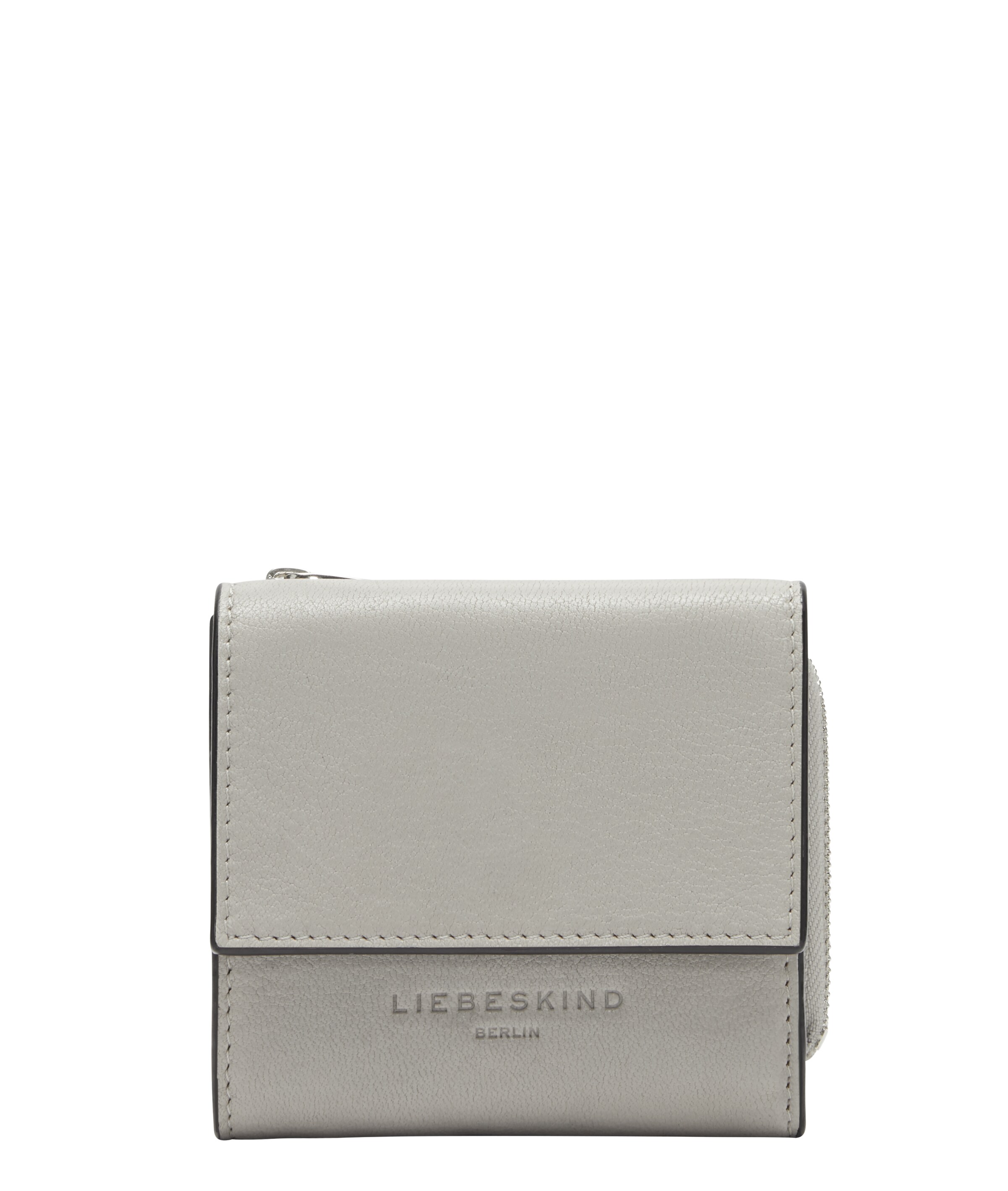Liebeskind Berlin Portemonnee in Grijs: voorkant