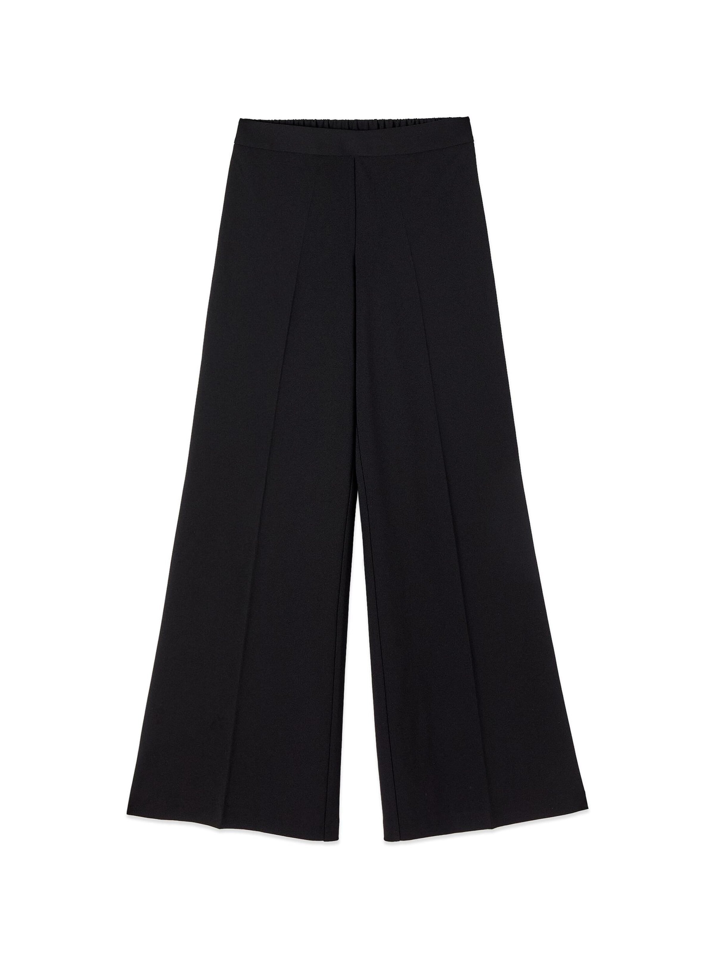 regular Pantaloni di oltre in nero: frontale