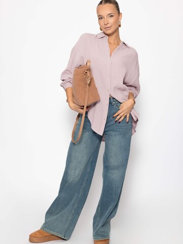 SASSYCLASSY Bluse 'kürzere Variante' in Pink