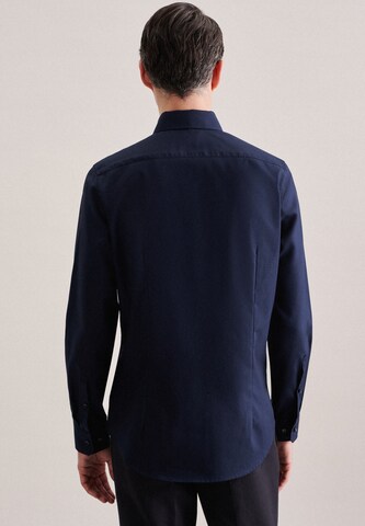 SEIDENSTICKER Slim Fit Hemd in Blau