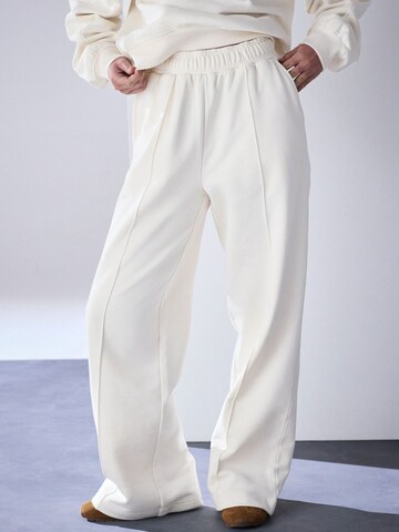 Next Wide leg Broek in Beige: voorkant