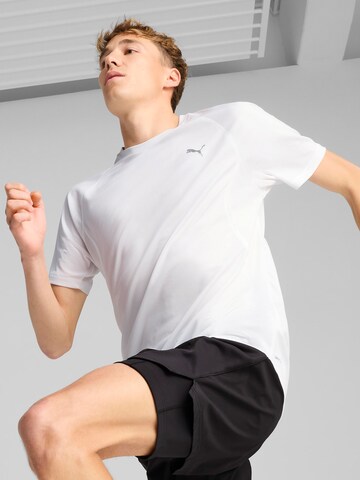PUMA Функциональная футболка 'RUN VELOCITY' в Белый: спереди