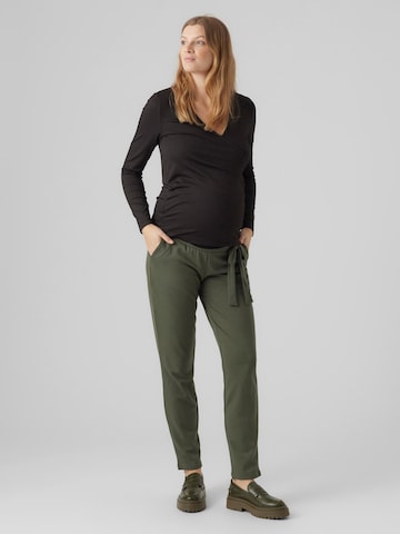 MAMALICIOUS Normální Kalhoty 'Masmini' – zelená