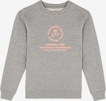 Sweat-shirt Scalpers en gris : devant