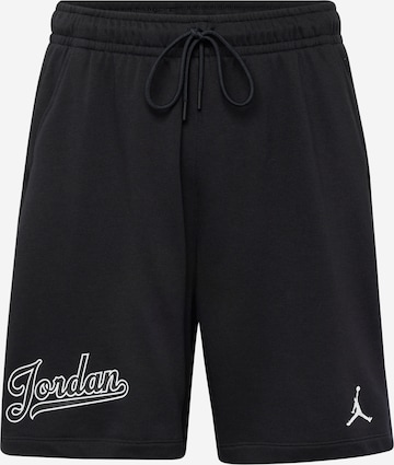 Jordan Lużny krój Spodnie w kolorze czarny: przód