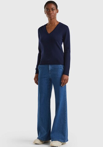 UNITED COLORS OF BENETTON Sweater in Blue