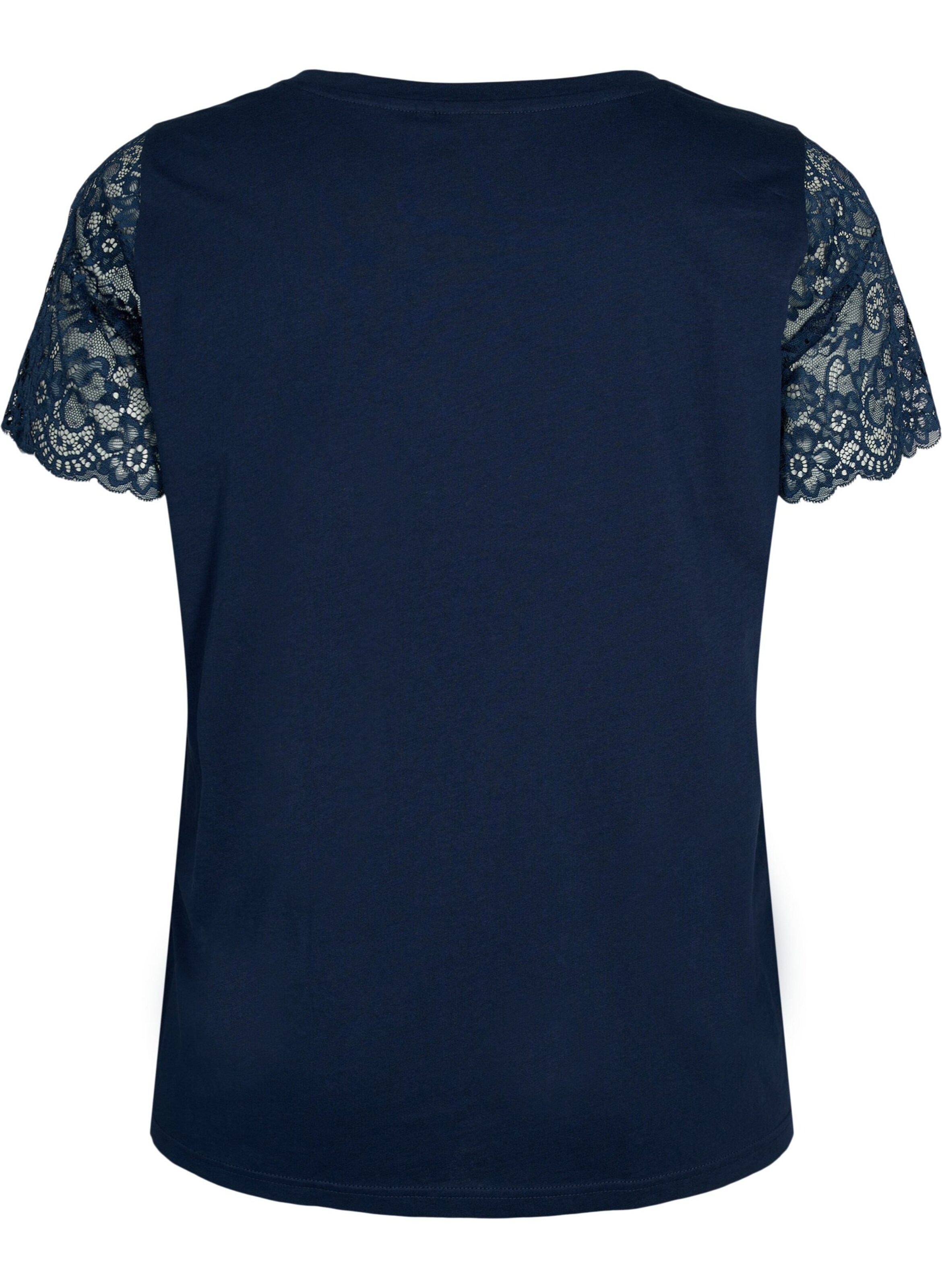 Zizzi Shirt 'Brynn' in Blue