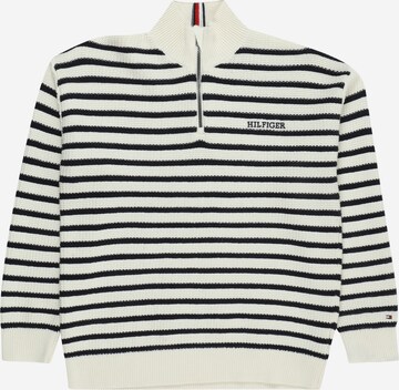 TOMMY HILFIGER Sveter - biela: predná strana