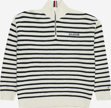 Pull-over TOMMY HILFIGER en blanc : devant