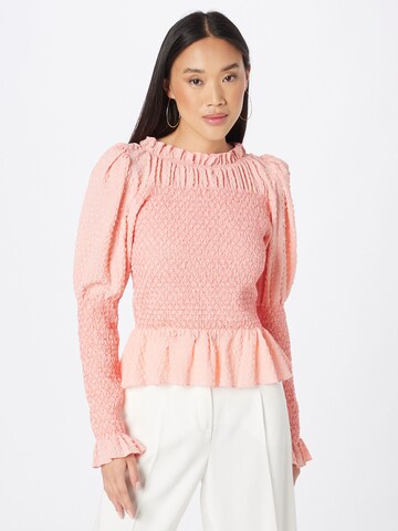 Notes du Nord - Blusa 'Cheryl' em rosa: frente