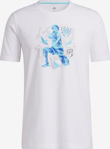 T-Shirt fonctionnel ADIDAS SPORTSWEAR en blanc : devant