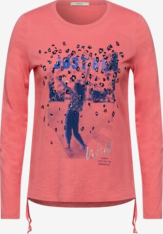 CECIL Shirt in Roze: voorkant