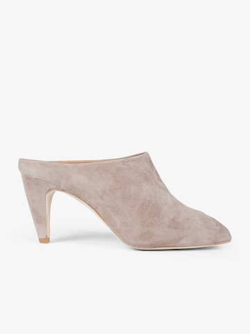 GISEL MOIRE - Sapatos com cunha frontal 'Giuly' em bege