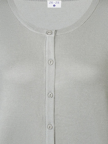 ze-ze Gebreid vest 'Norma 106' in Groen