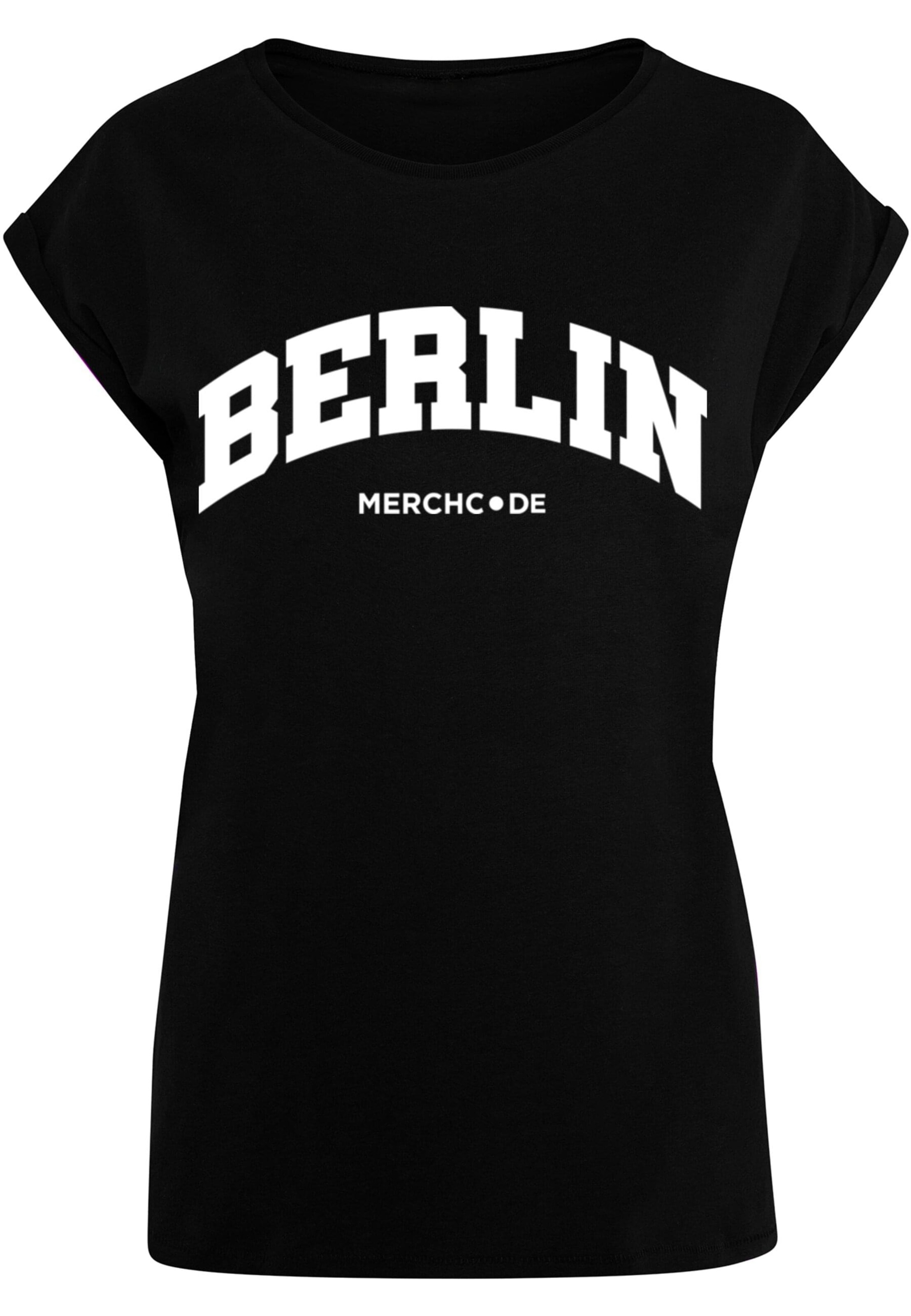 T-shirt 'Berlin' Merchcode en noir : devant