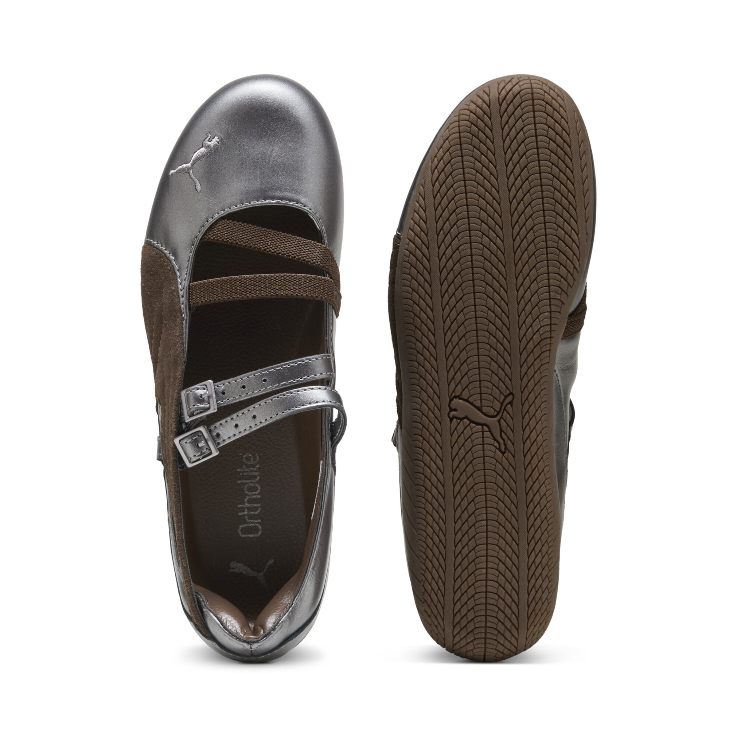 PUMA Ballerina 'Speedcat Lux' in Silber