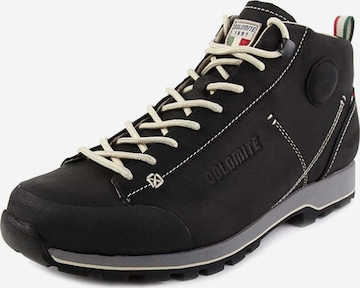 Dolomite Athletic Lace-Up Shoes in Black: front