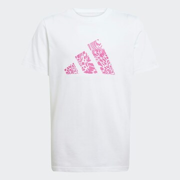 ADIDAS SPORTSWEAR Λειτουργικό μπλουζάκι σε λευκό: μπροστά