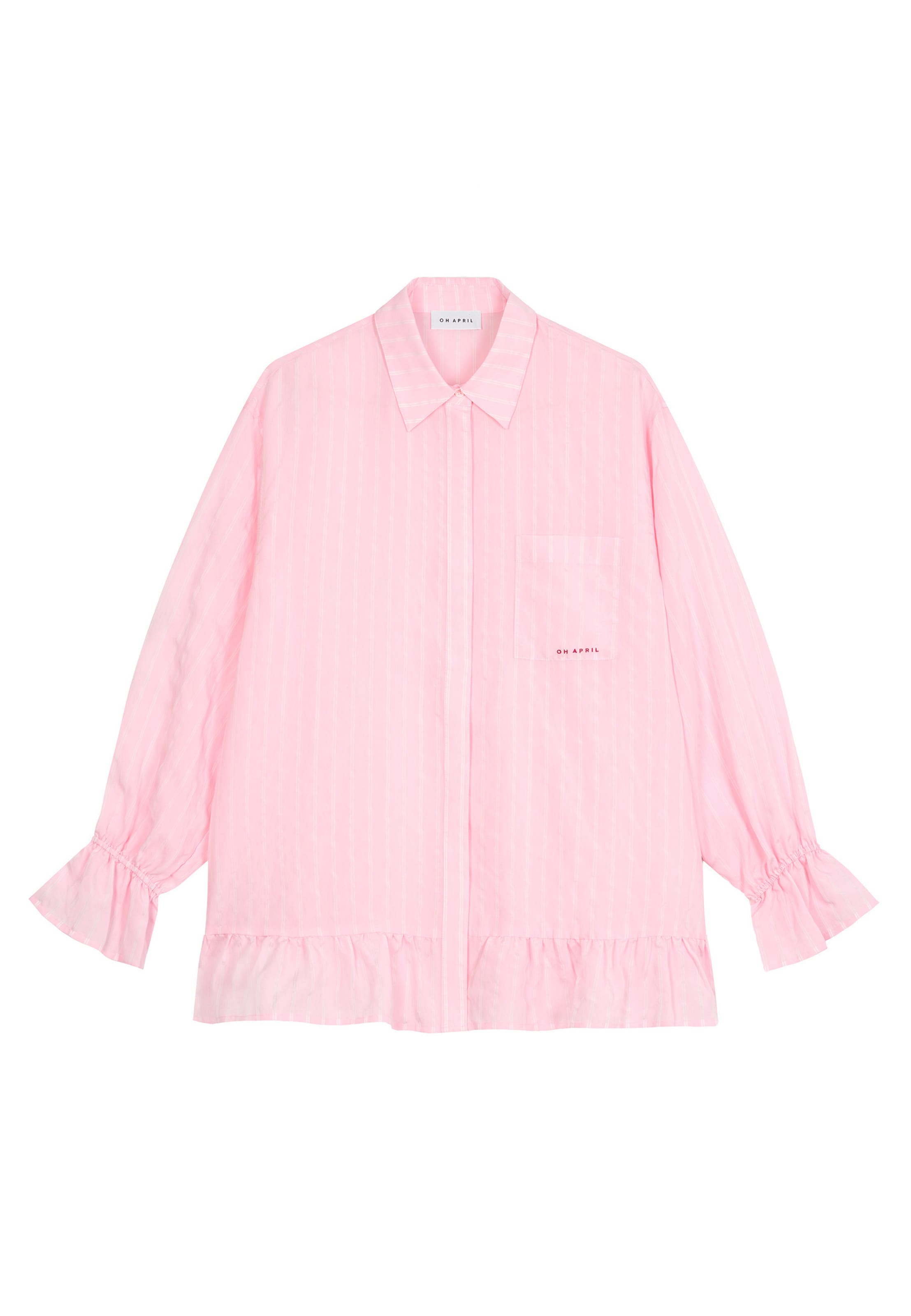 OH APRIL Blouse 'Selina' in Roze: voorkant