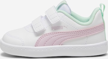 PUMA - Sapatilhas 'Courtflex V2' em branco: frente