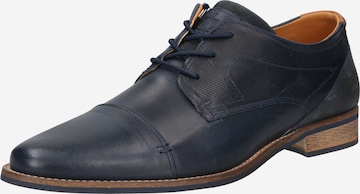 BULLBOXER Lace-Up Shoes in Blue: front