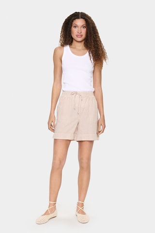SAINT TROPEZ - Loosefit Pantalón en marrón