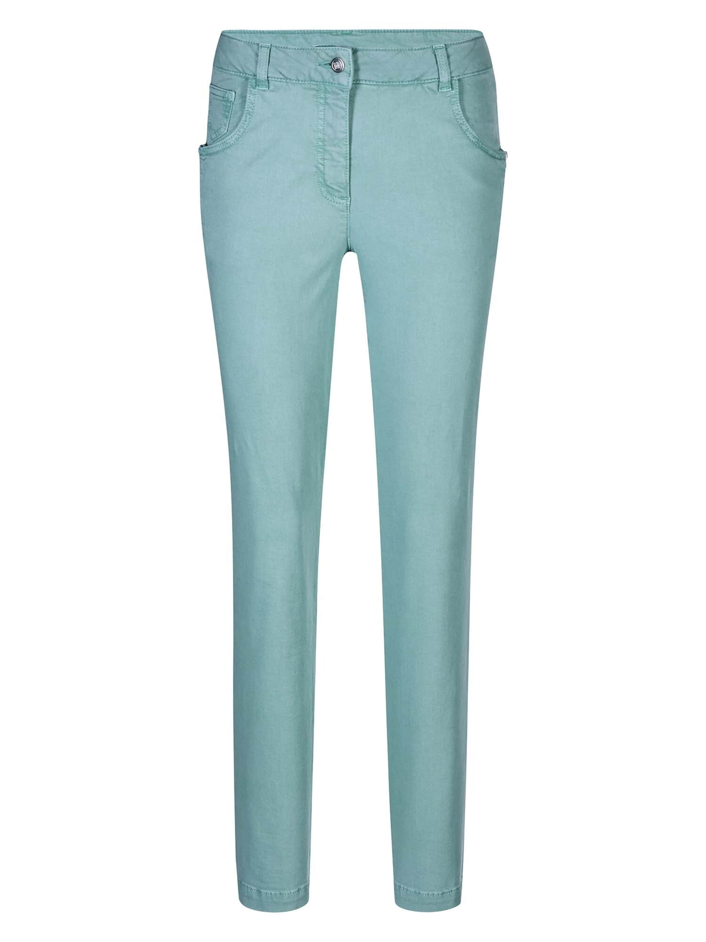 Effilé Pantalon MADELEINE en bleu : devant