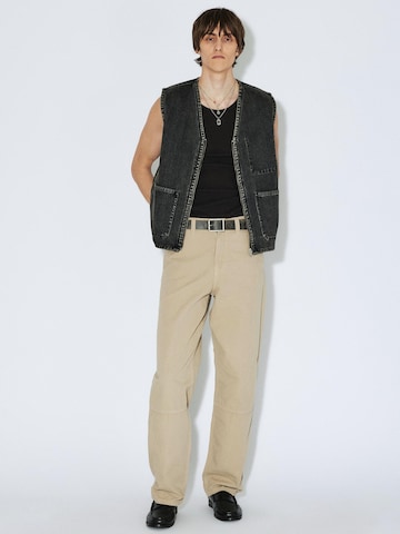 Dr. Denim Vest 'Enver Worker' in Black