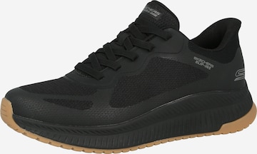 Sneaker low 'BOBS SQUAD 4' de la SKECHERS pe negru: față