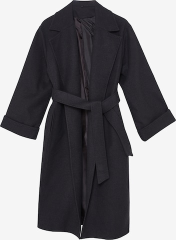 TrendyolPrijelazni kaput - siva boja: prednji dio