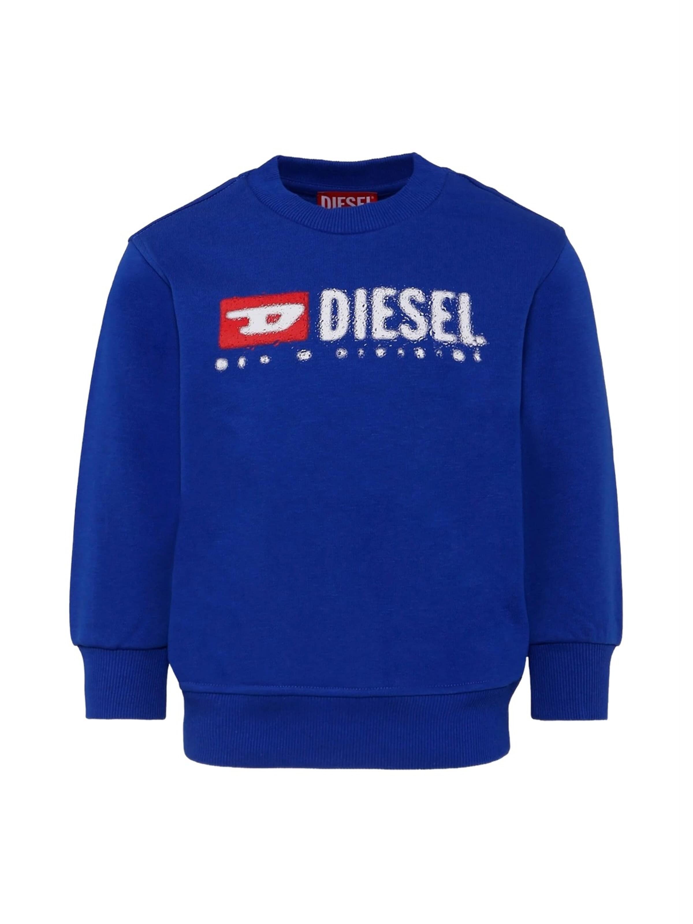 DIESEL Sweatshirt 'Felpa girocollo blu per bambino' in Blue: front