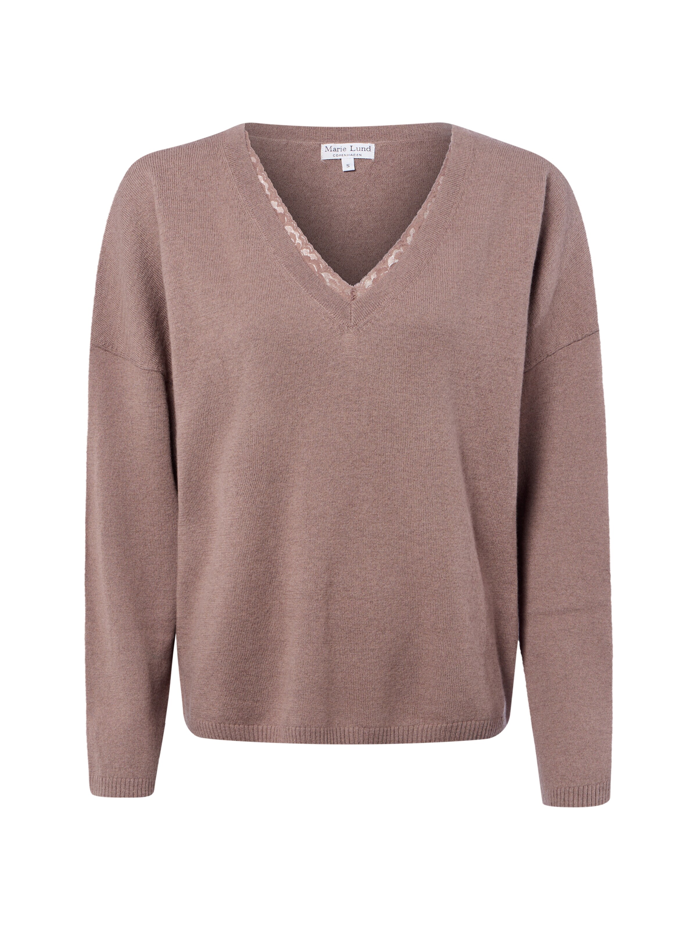 Pull-over Marie Lund en gris : devant