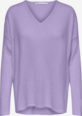 Pull-over ONLY en violet : devant