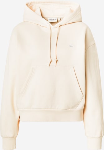 Carhartt WIP Суичър 'Casey' в бежово: отпред