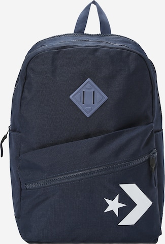 CONVERSE - Mochila 'CAN STAR CHEVRON' en azul: frente