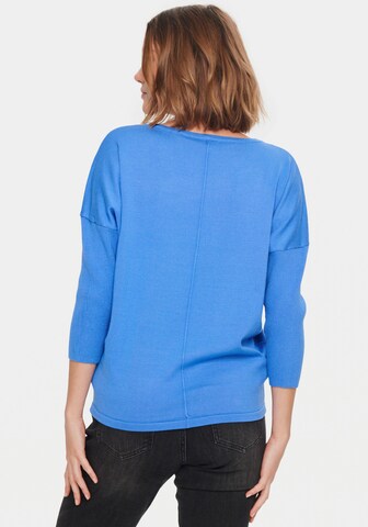 SAINT TROPEZ Pullover in Blau