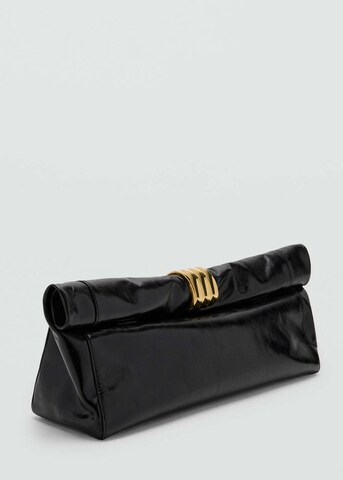 MANGO Clutch 'Twister' in Black