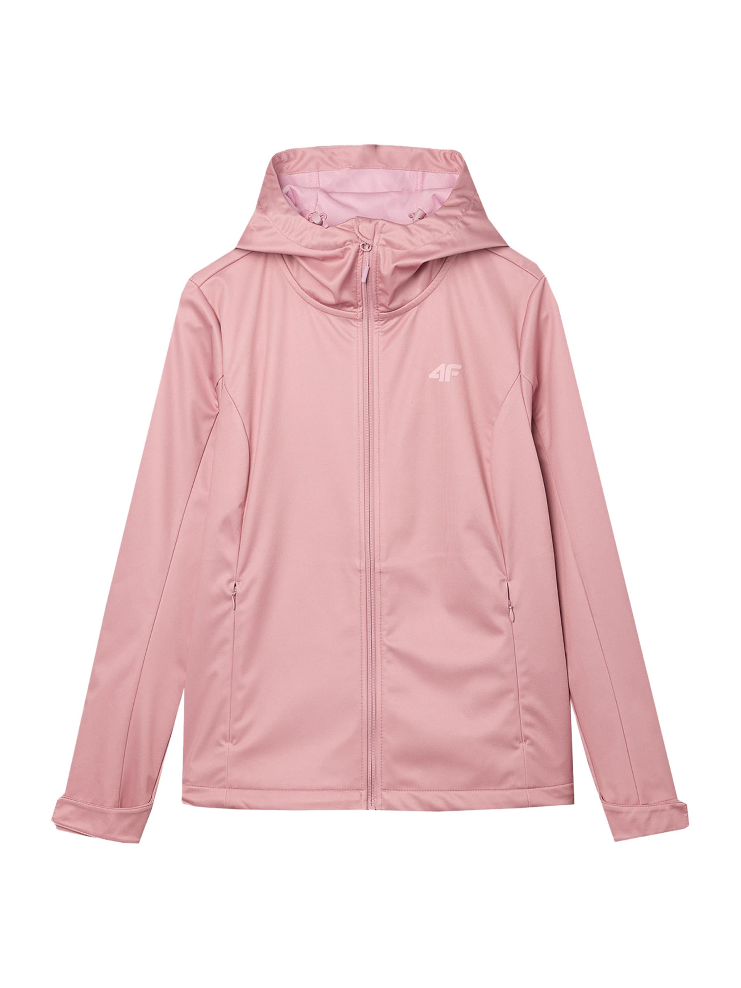 4F Демисезонная куртка в Ярко-розовый: спереди
