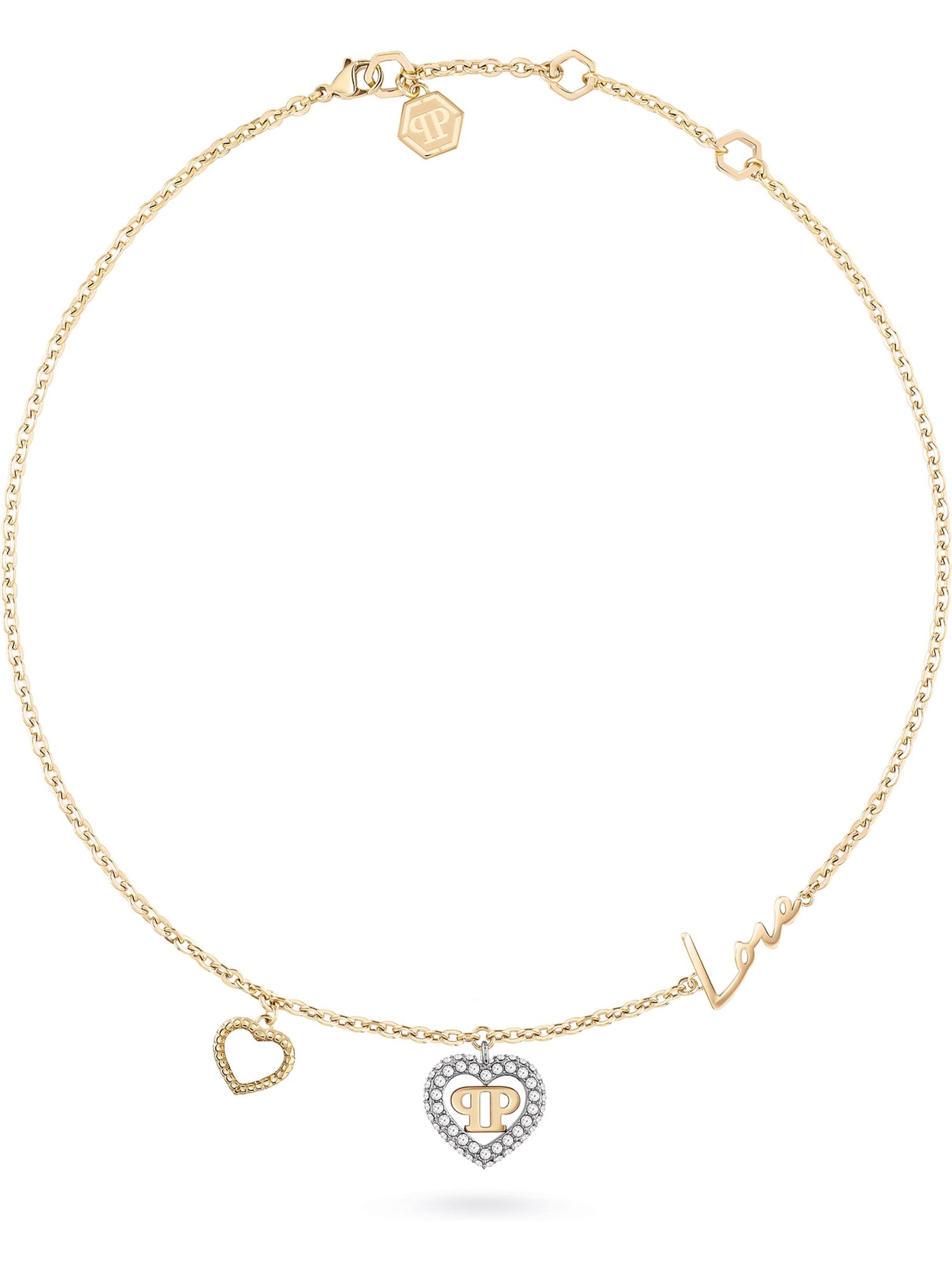 Chaîne Philipp Plein en jaune : devant