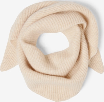 Écharpe Marie Lund en beige : devant