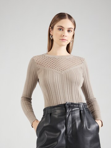 Pullover di GUESS in beige: frontale