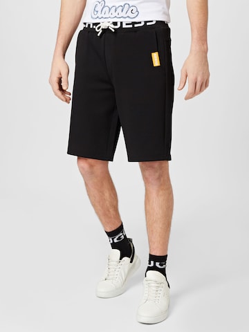 GUESS Regular Pants 'BRENT' in Black: front