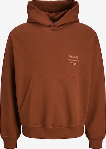 JACK & JONES Sweatshirt in Brown: front