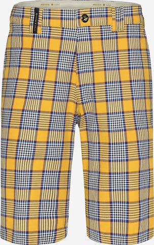 Coupe slim Pantalon MEYER en jaune : devant