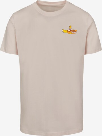 Merchcode Shirt 'Yellow Submarine - Monster No.5' in Roze: voorkant