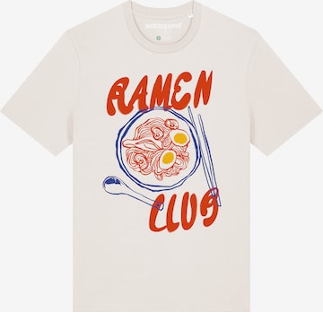 T-Shirt 'Ramen Club' Watapparel en blanc : devant