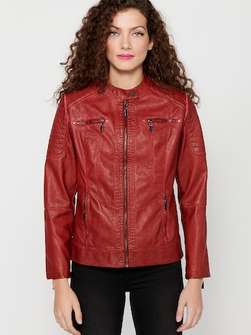 KOROSHI Between-Season Jacket in Red